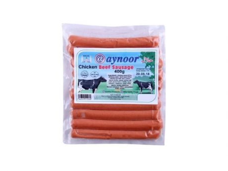 AYNOOR BEEFSAUSAGE 400G