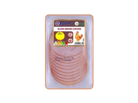 AYNOOR SLICED SMOKED CHICKEN 130G